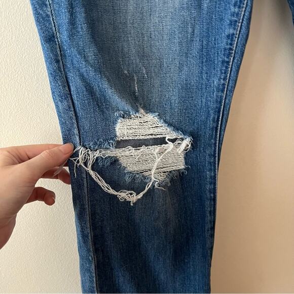 Madewell The High-Rise Slim Boyjean in Lita Wash: Step-Hem Edition - Picture 5 of 10